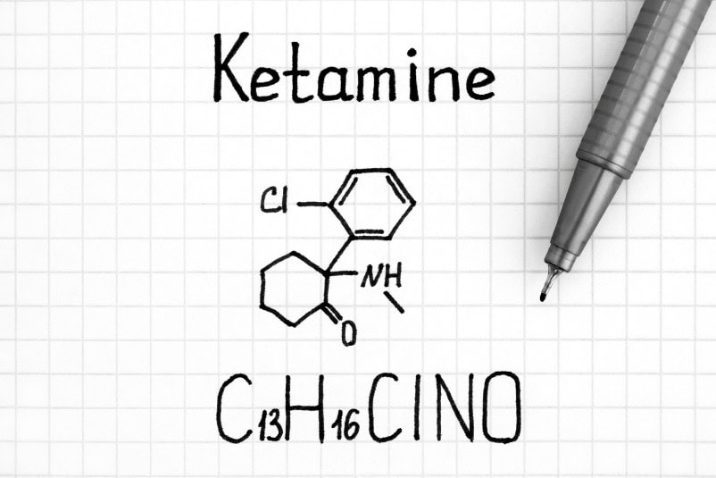 Chemical structure of ketamine – Caledon Clinic